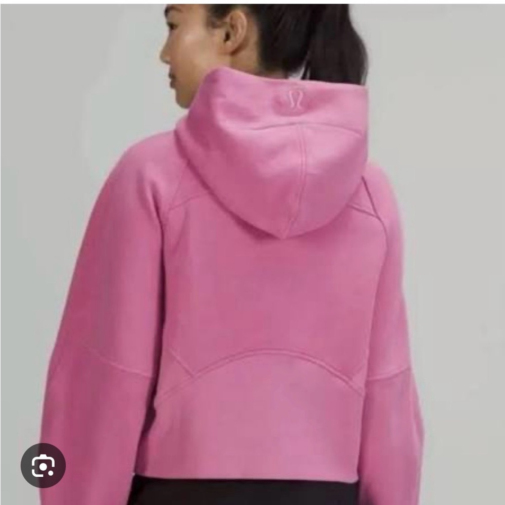 Lululemon scuba oversized 1/2 zip hoodie. Pink. Size XS/S